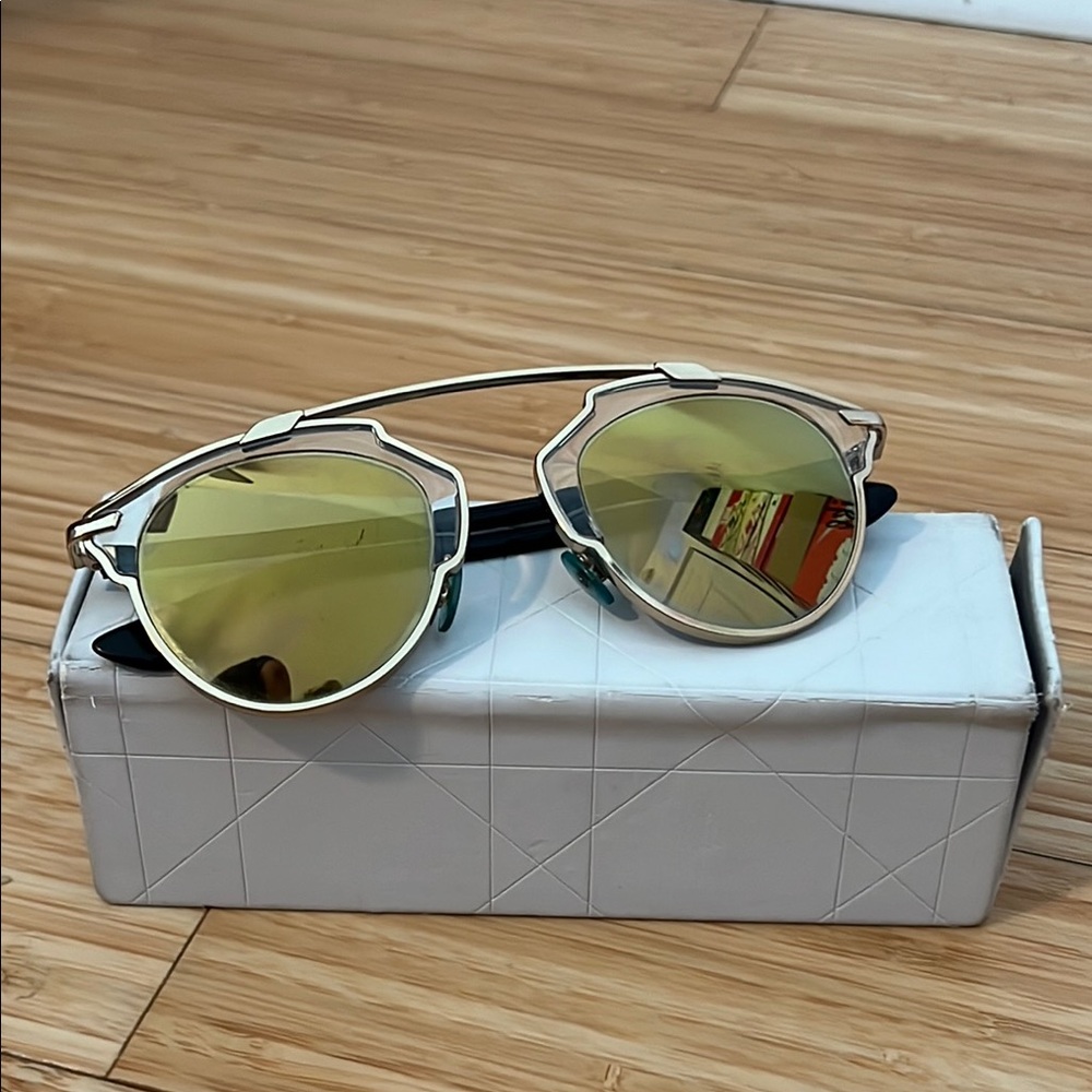 Dior Gold Sunglasses